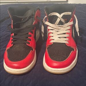 Jordan Red and Black Men's Sneakers